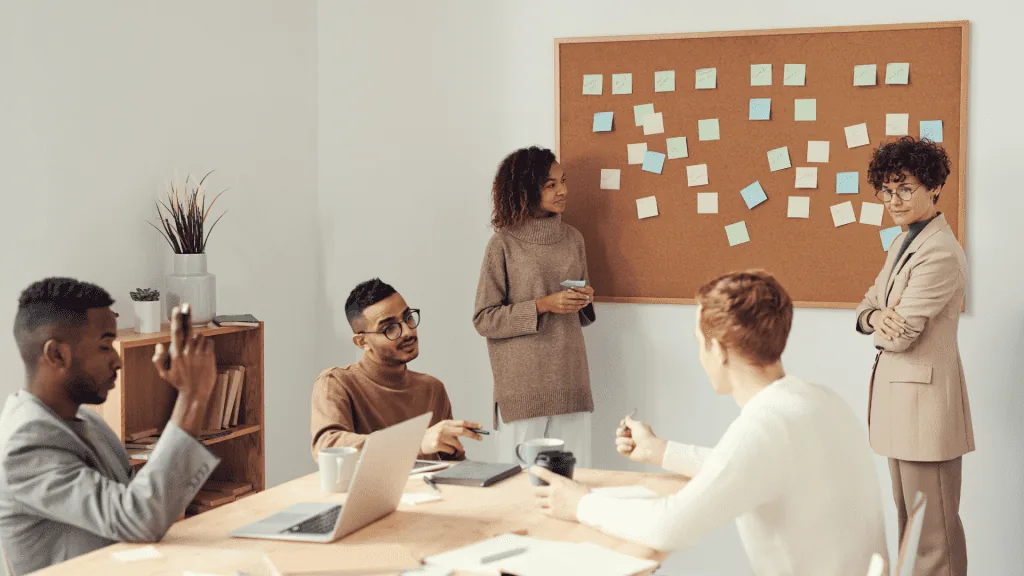 facilitation in a business meeting
