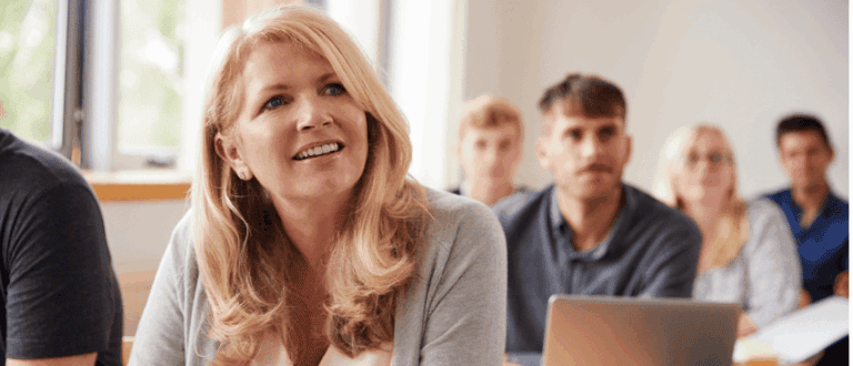 Lady learning the benefits of professional deveopment
