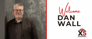 Picture of Dan Wall who has joined the X5 Team.